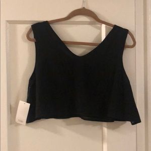 Black Crop Top *Never Worn*